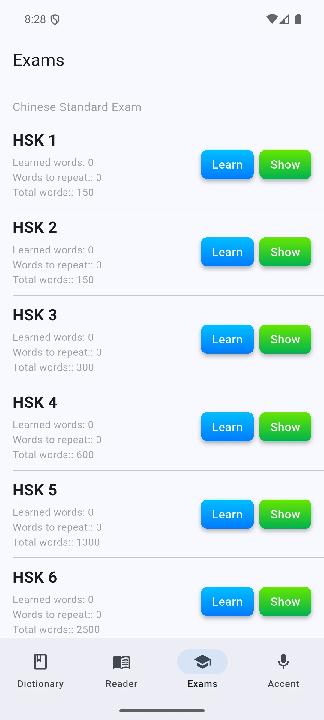 Chinese IQ：Dictionary & Pinyin screenshot